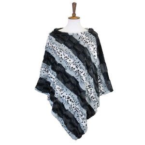 Soft Faux Fur Poncho